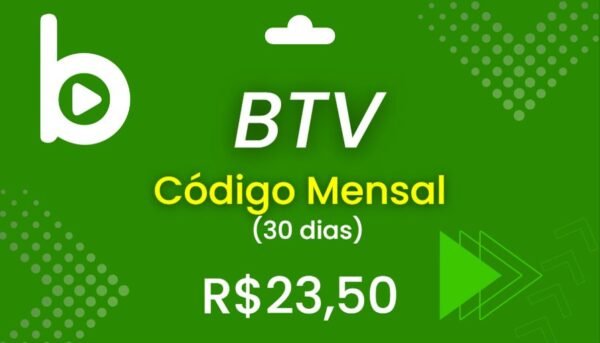 BTV Recarga Código Mensal