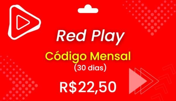 Red Play Recarga Código Mensal